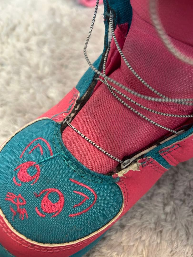 【女の子/キッズ】BURTON 115cm ボード ブーツ ビンディングセット