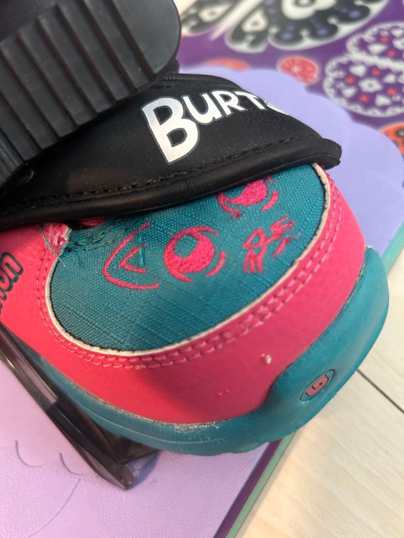 【女の子/キッズ】BURTON 115cm ボード ブーツ ビンディングセット