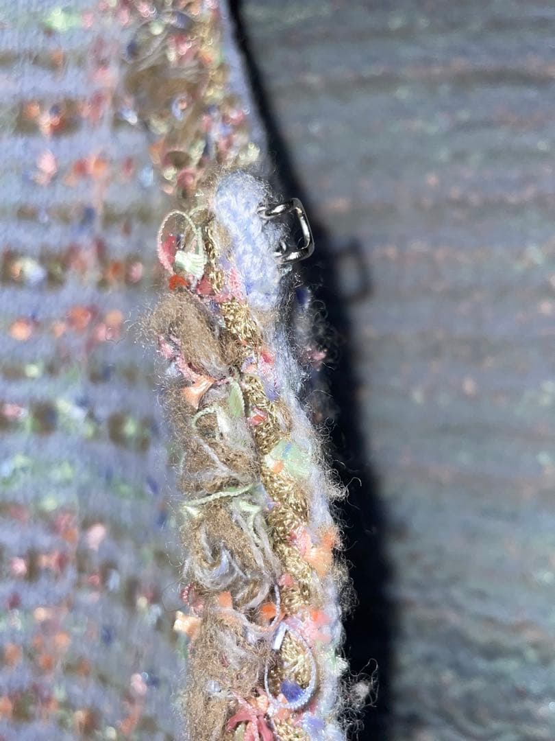 ラピーヌ LAPINE ROUJE ノーカラー ジャケット 46 大きいサイズ