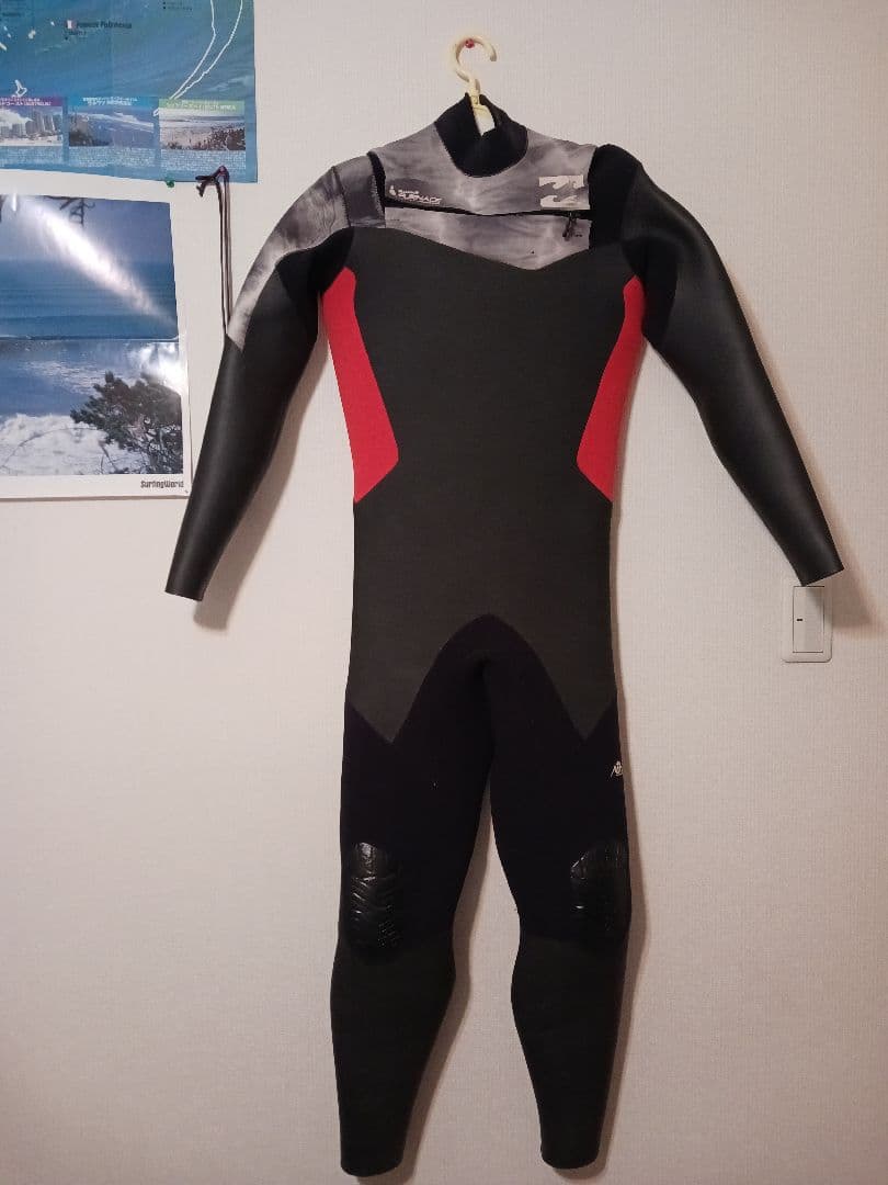 Billabong　セミドライ　裏起毛　5×３ミリ　K