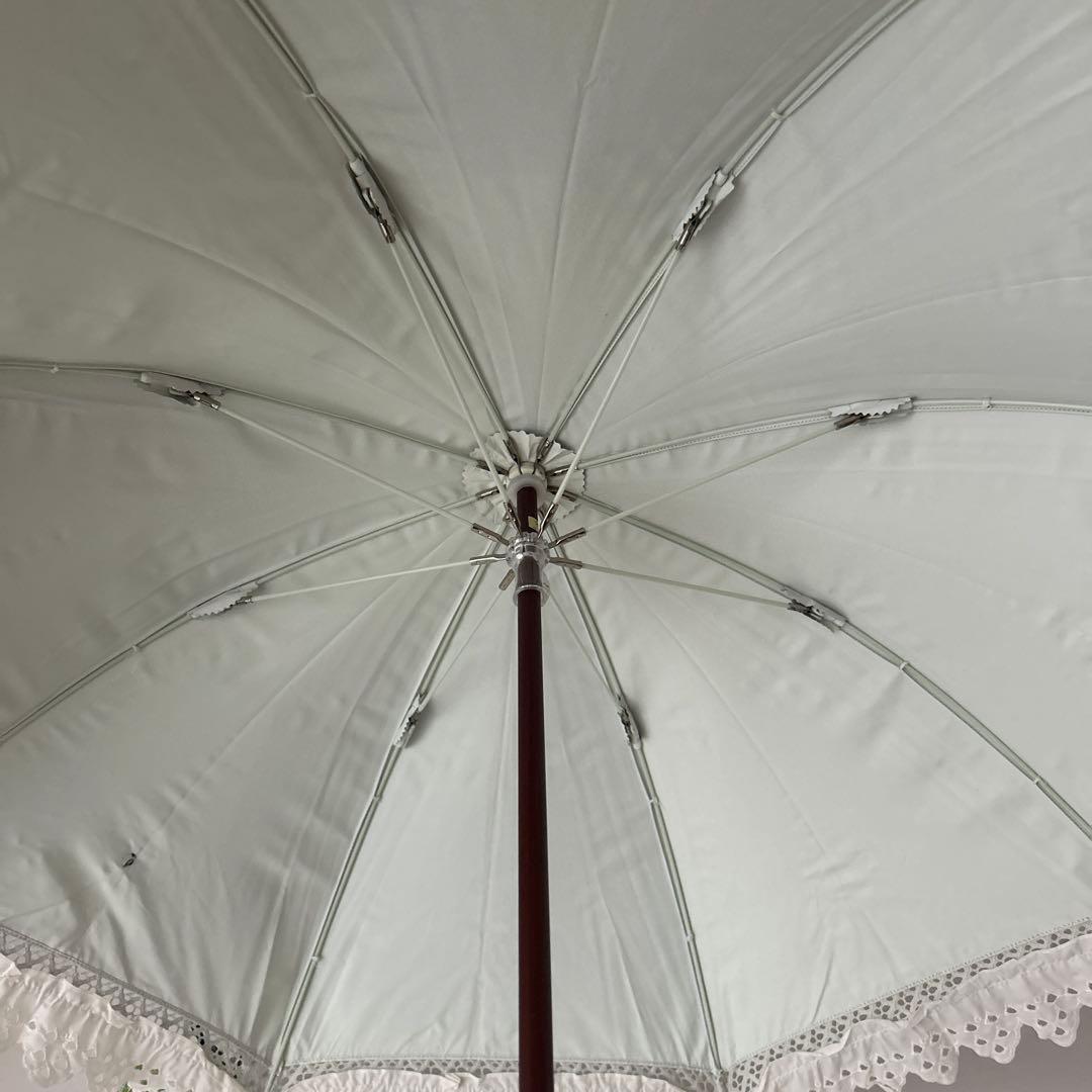 新品⭐️ ポロ ラルフローレン 日傘 晴雨兼用 エンブフリル パラソル