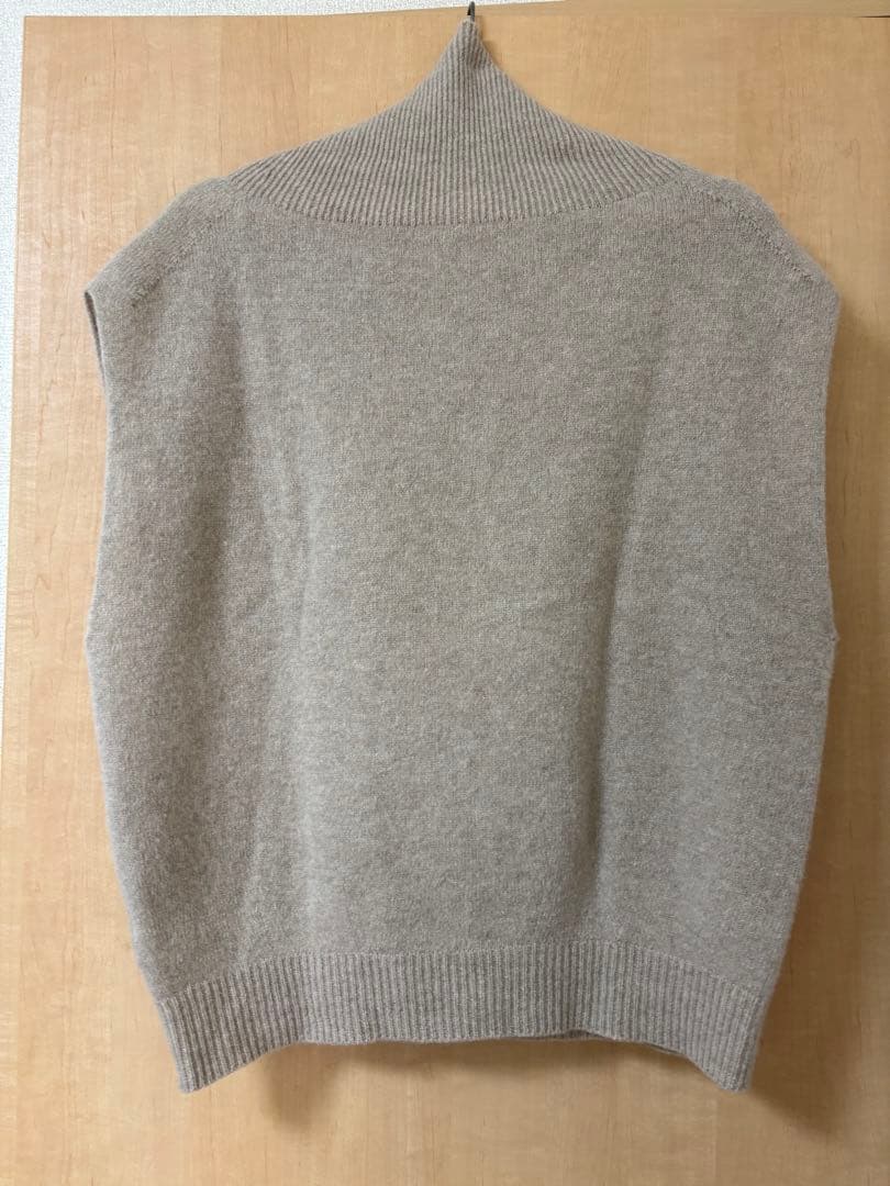 Spick & Span オフタートルニットベスト