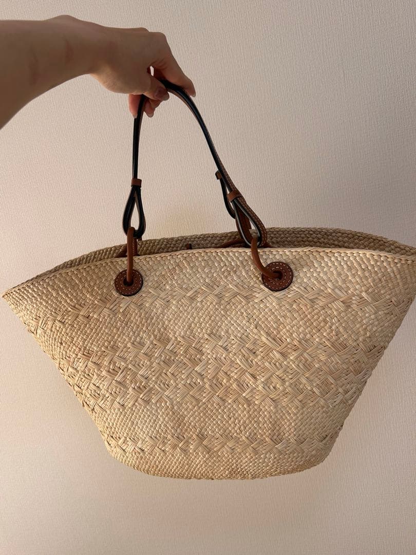 【エマ】LOEWE / ロエベ アナグラムバスケットバッグ　ミディアム