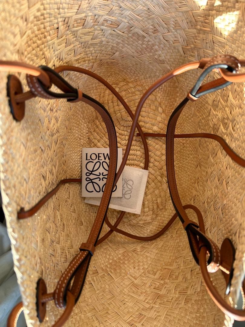 【エマ】LOEWE / ロエベ アナグラムバスケットバッグ　ミディアム