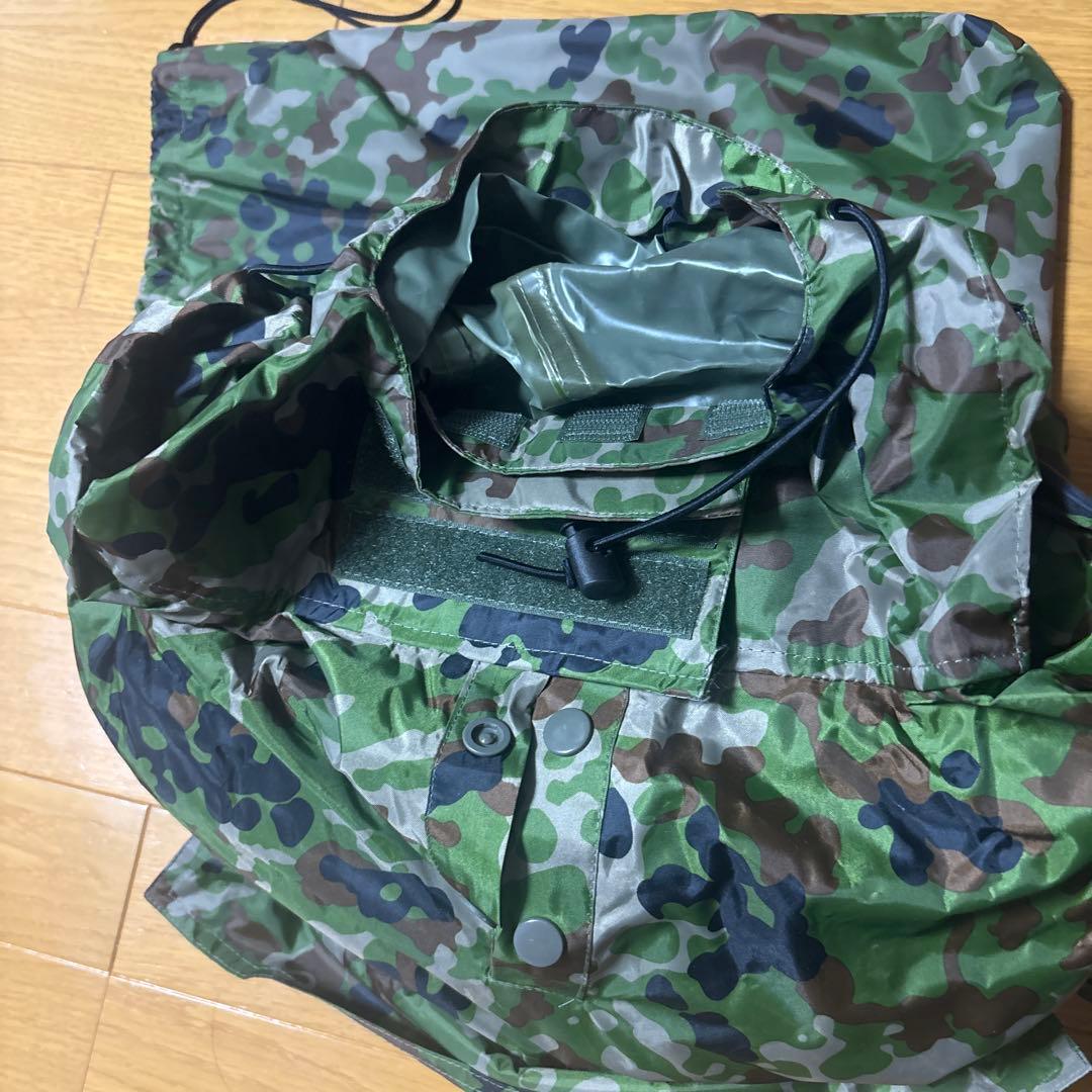 SENJIN迷彩遮光透湿ポンチョ約140cm x 140cm