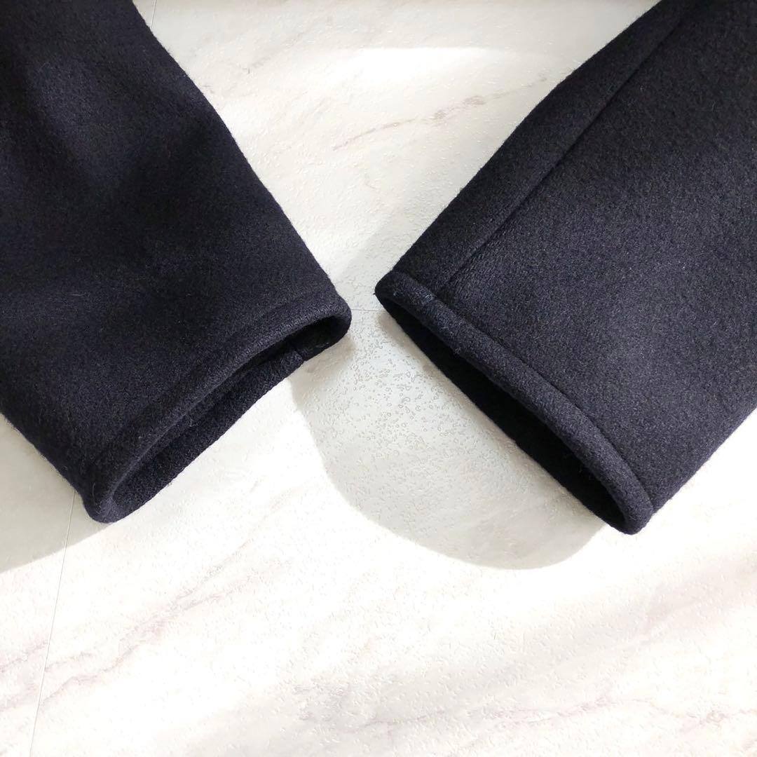 極美品✨ポロラルフローレン Pコート 中綿キルティング ウール ネイビー メンズ