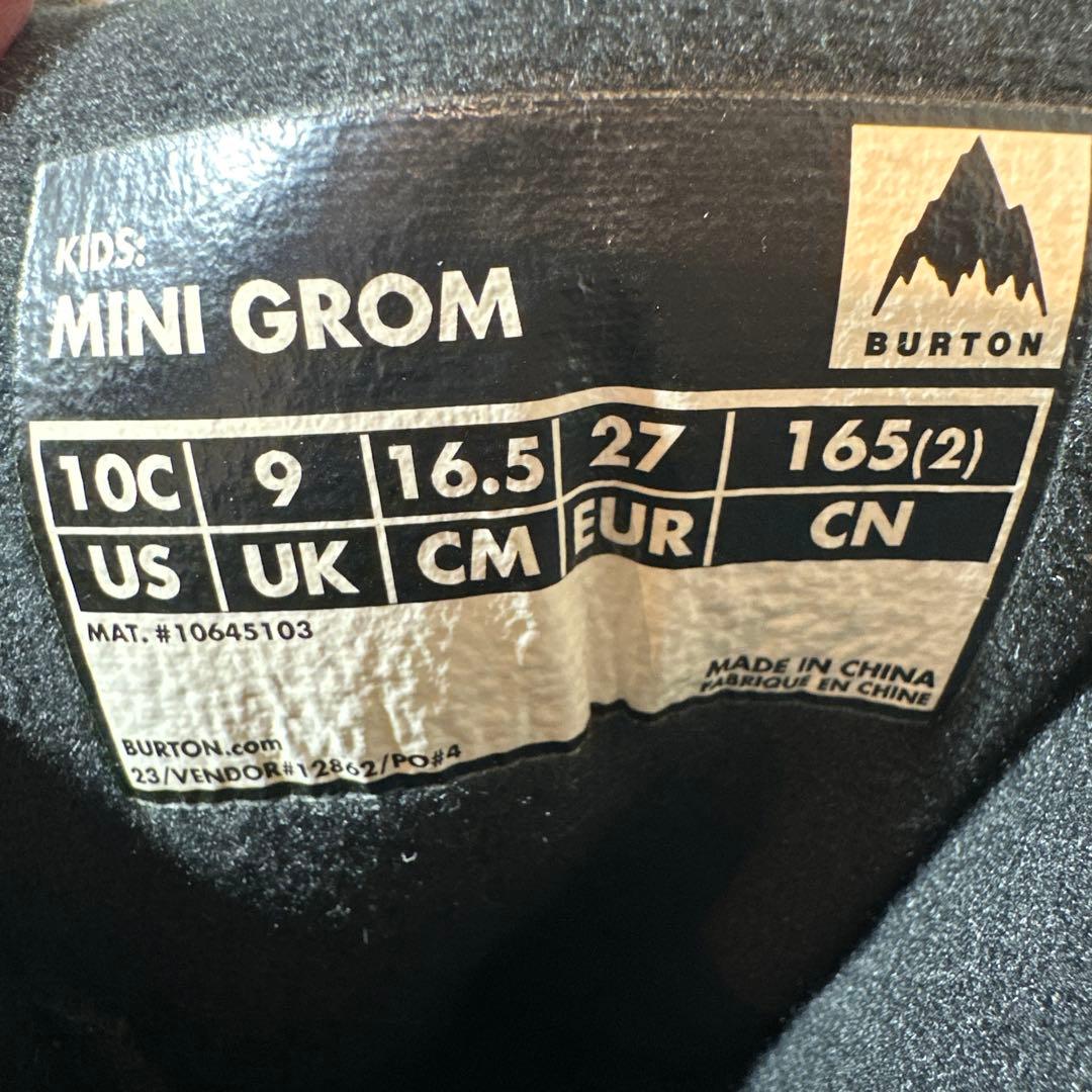 超美品 BURTON スノーボードブーツ16.5cmバートン 16.0 17.0