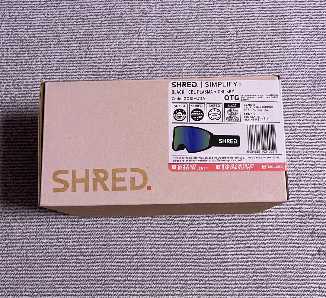SHRED. | SIMPLIFY+ ゴーグル