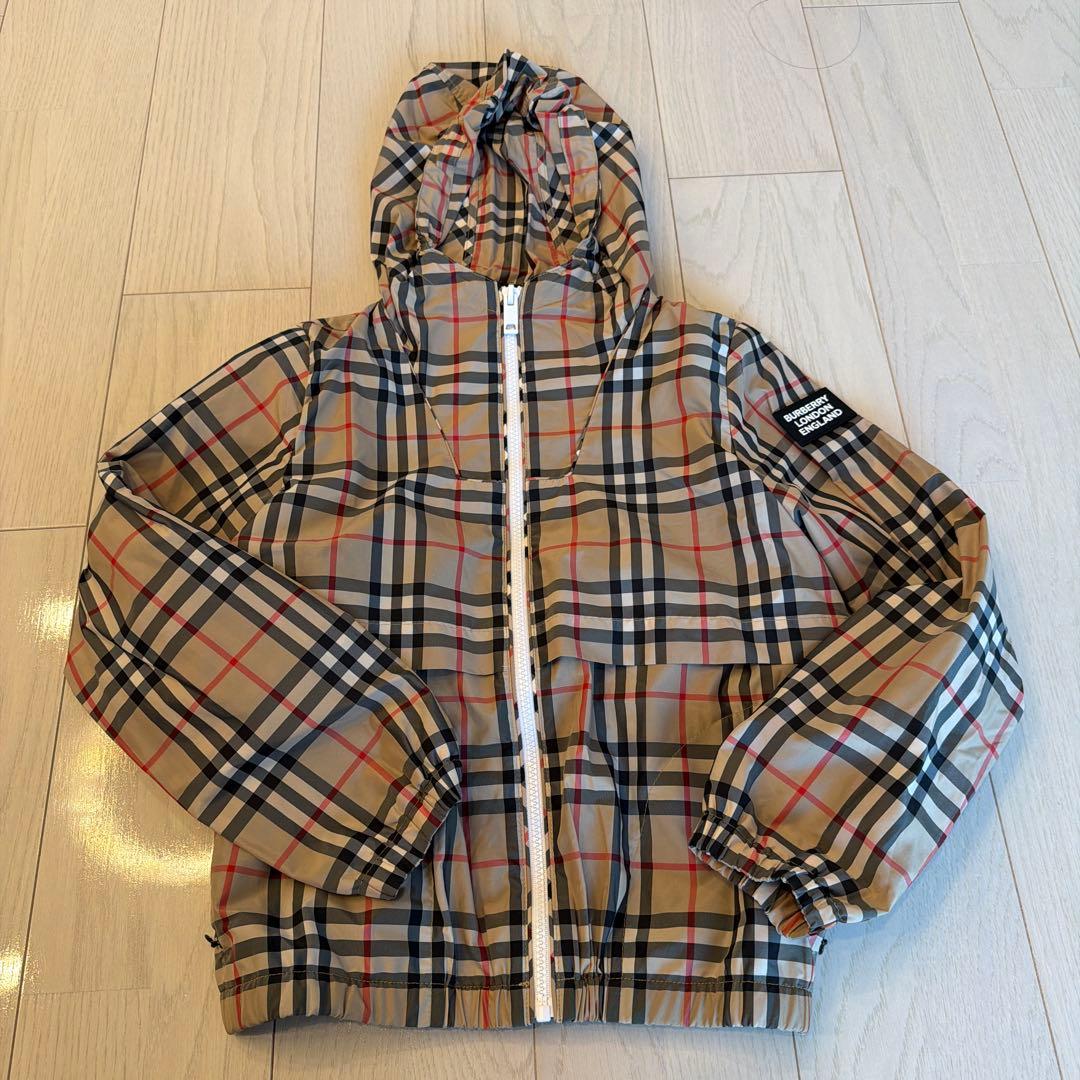 BURBERRY ベージュ・チェック柄ジャケット