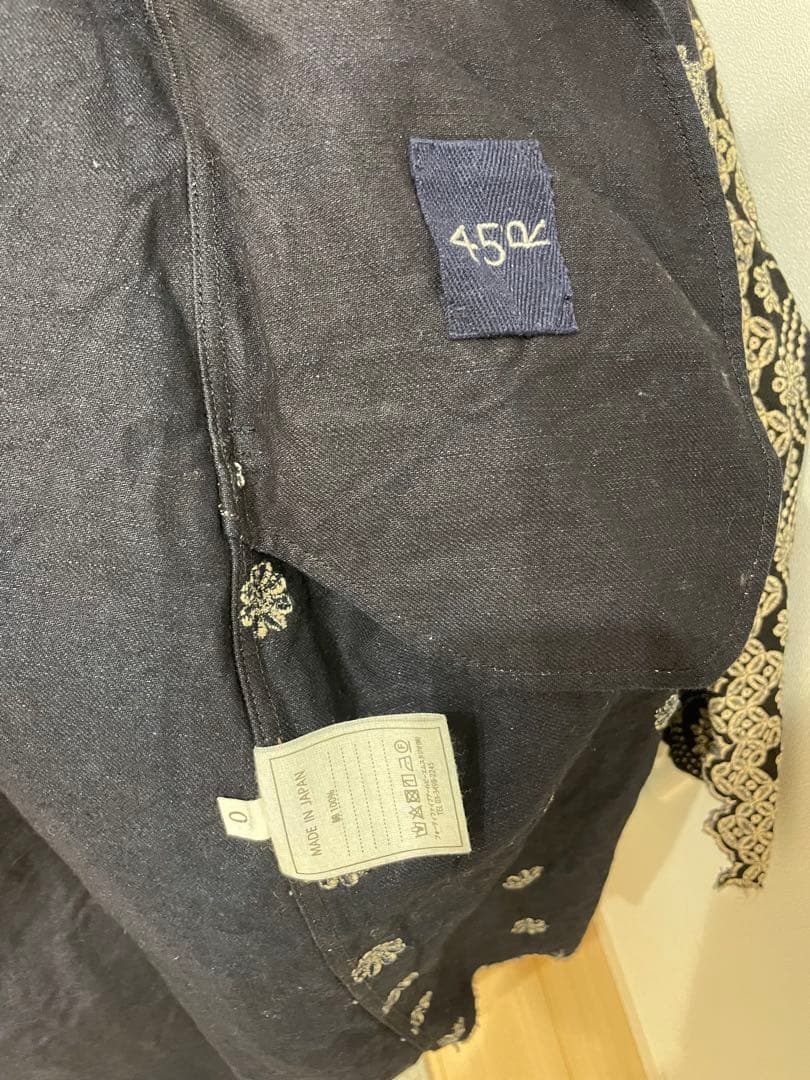 本日価格！45R ku•ra•shi カットワーク刺繍コート