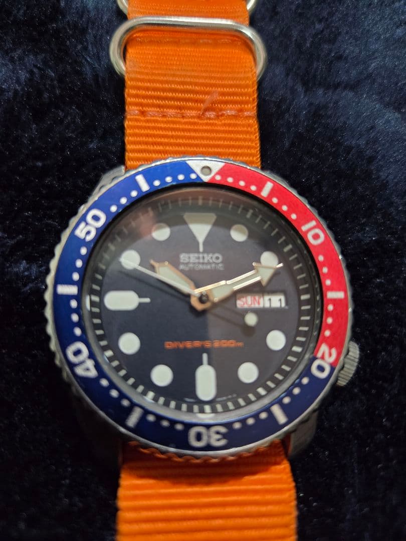 n*z様 SEIKO 7s26-0020 ダイバー　ラバー&NATOベルト　バネ