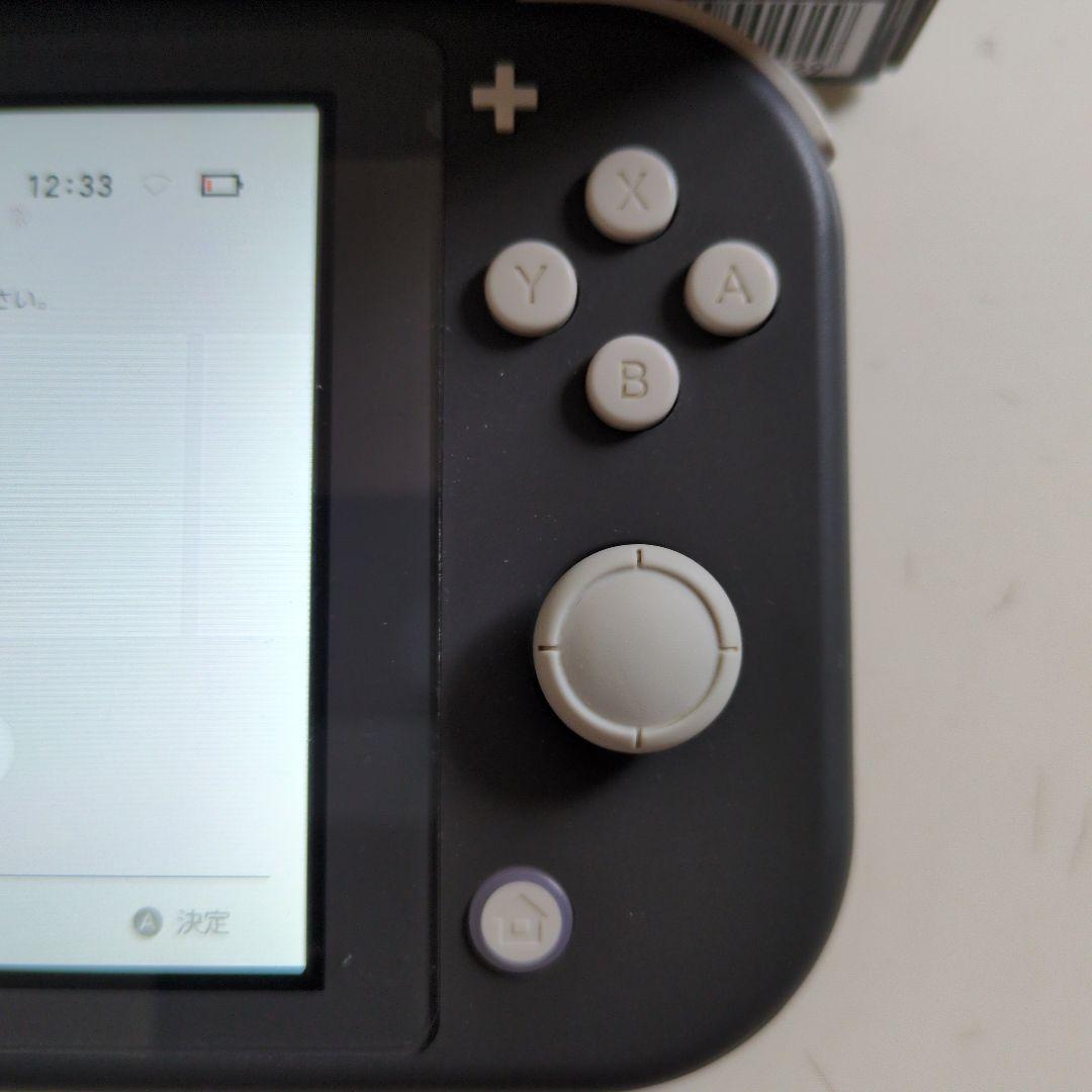 【グリス】 スイッチ ライト グレー　動作確認良好　画面保護フィルム済！