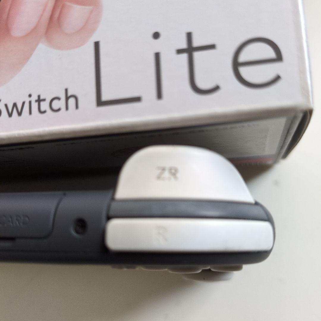 【グリス】 スイッチ ライト グレー　動作確認良好　画面保護フィルム済！