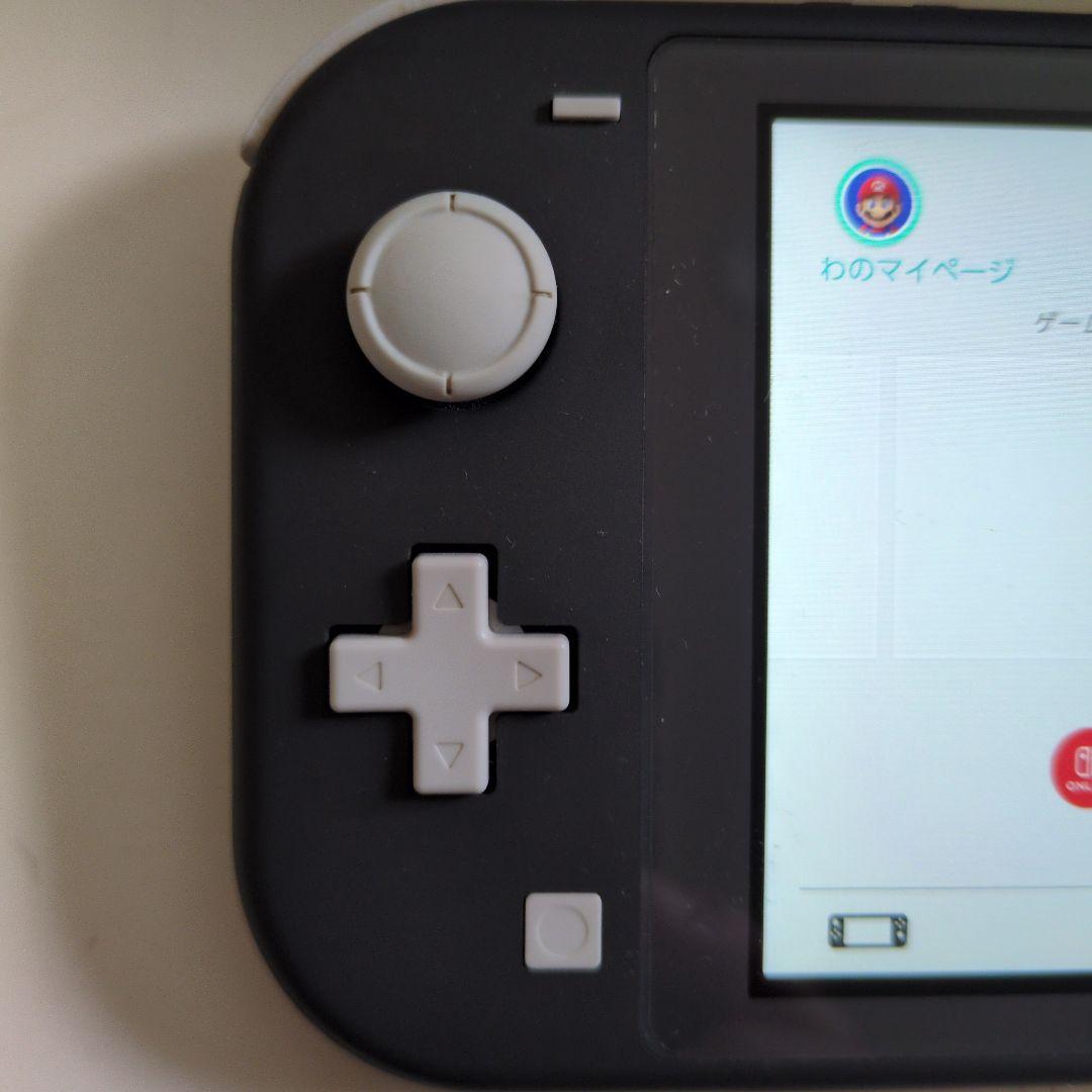 【グリス】 スイッチ ライト グレー　動作確認良好　画面保護フィルム済！