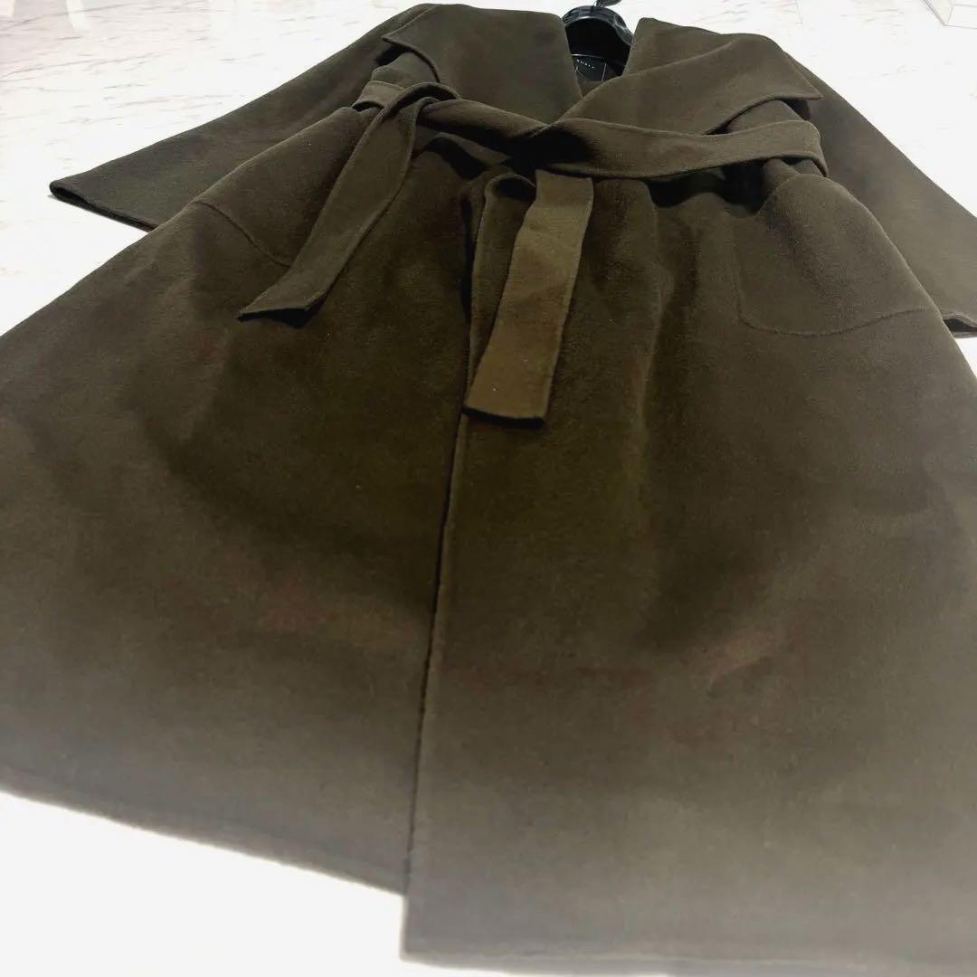 【美品】破格✨完売品 ノーブル super160 リバードレープカラーコート