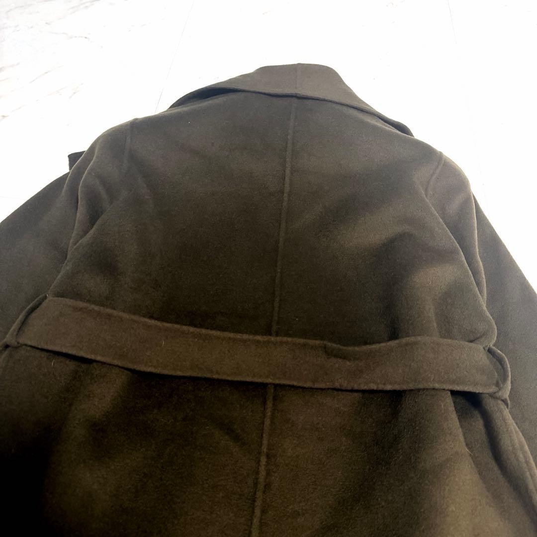 【美品】破格✨完売品 ノーブル super160 リバードレープカラーコート