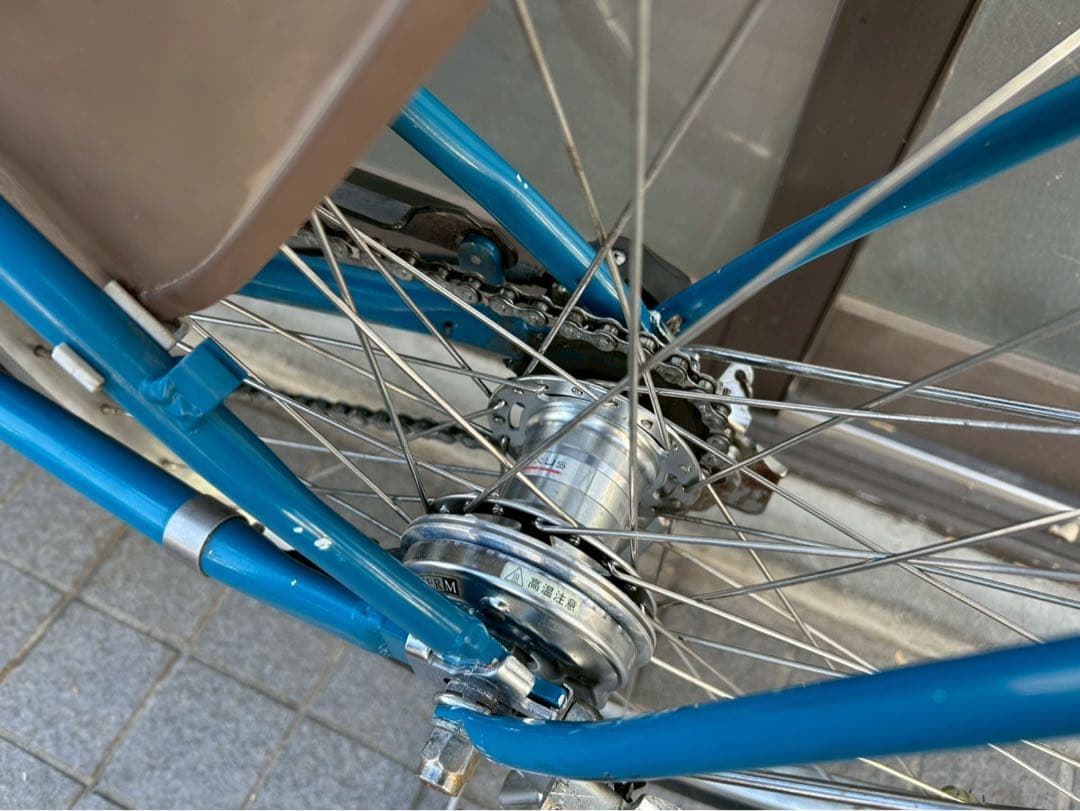 中古電動自転車 ブリヂストン アシスタ 24インチ ブルー 横浜 №3261