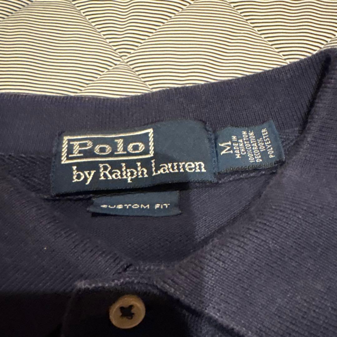 ポロラルフローレン　ポロシャツ NEW YORK ビッグポニー　ネイビー　L相当