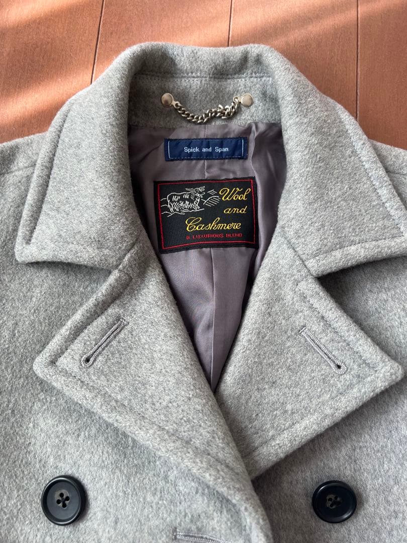Spick and Span グレー ピーコート