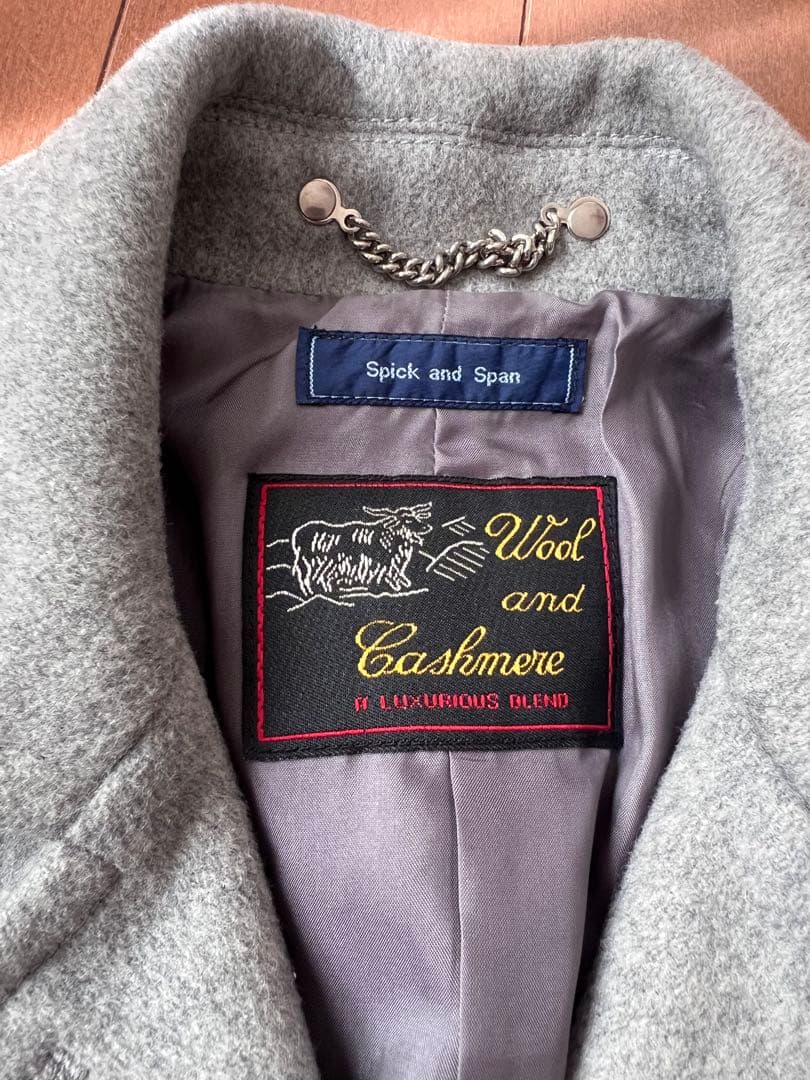 Spick and Span グレー ピーコート