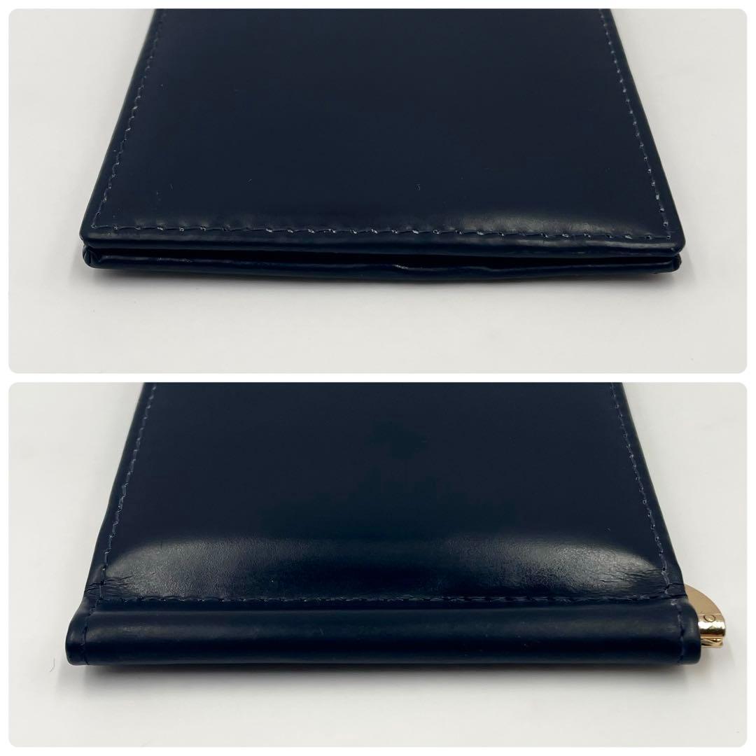 【美品】エッティンガー マネークリップ 折り財布　ブライドルレザー イエロー