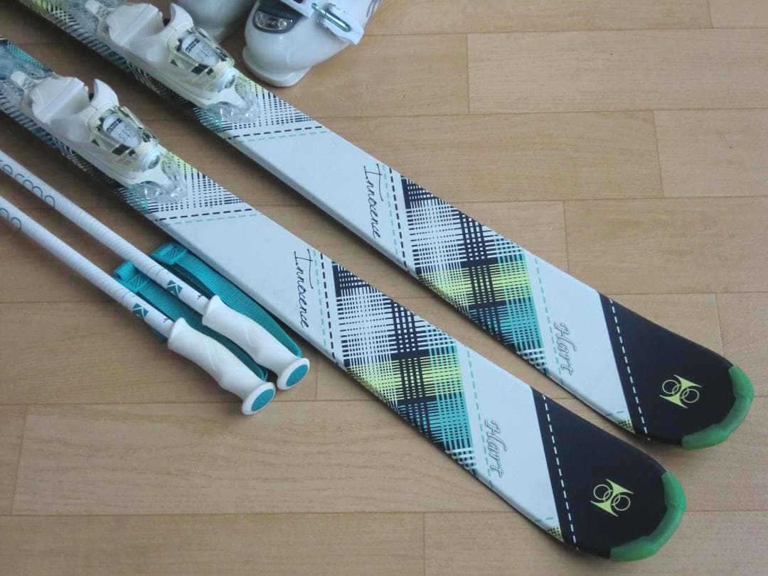 ■■11月限定■送料無料■Hart■女性用スキーセット■150/25■WAX■■