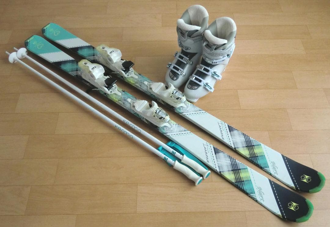 ■■11月限定■送料無料■Hart■女性用スキーセット■150/25■WAX■■