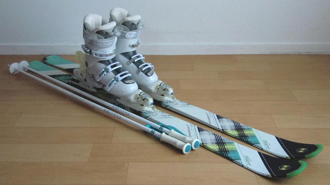 ■■11月限定■送料無料■Hart■女性用スキーセット■150/25■WAX■■