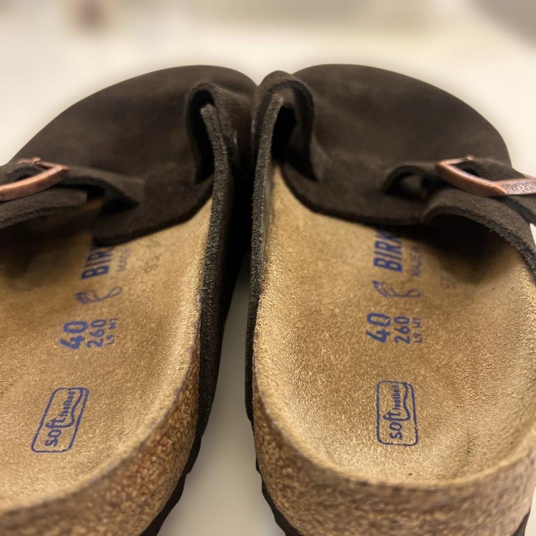 新品　BIRKENSTOCK 40 ダークブラウン　スエード