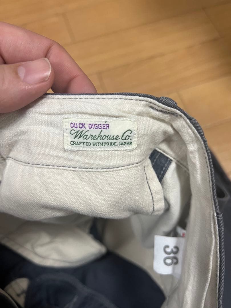 Warehouse ネイビー　チノパン 36 ジャケット　デニム　mccoy