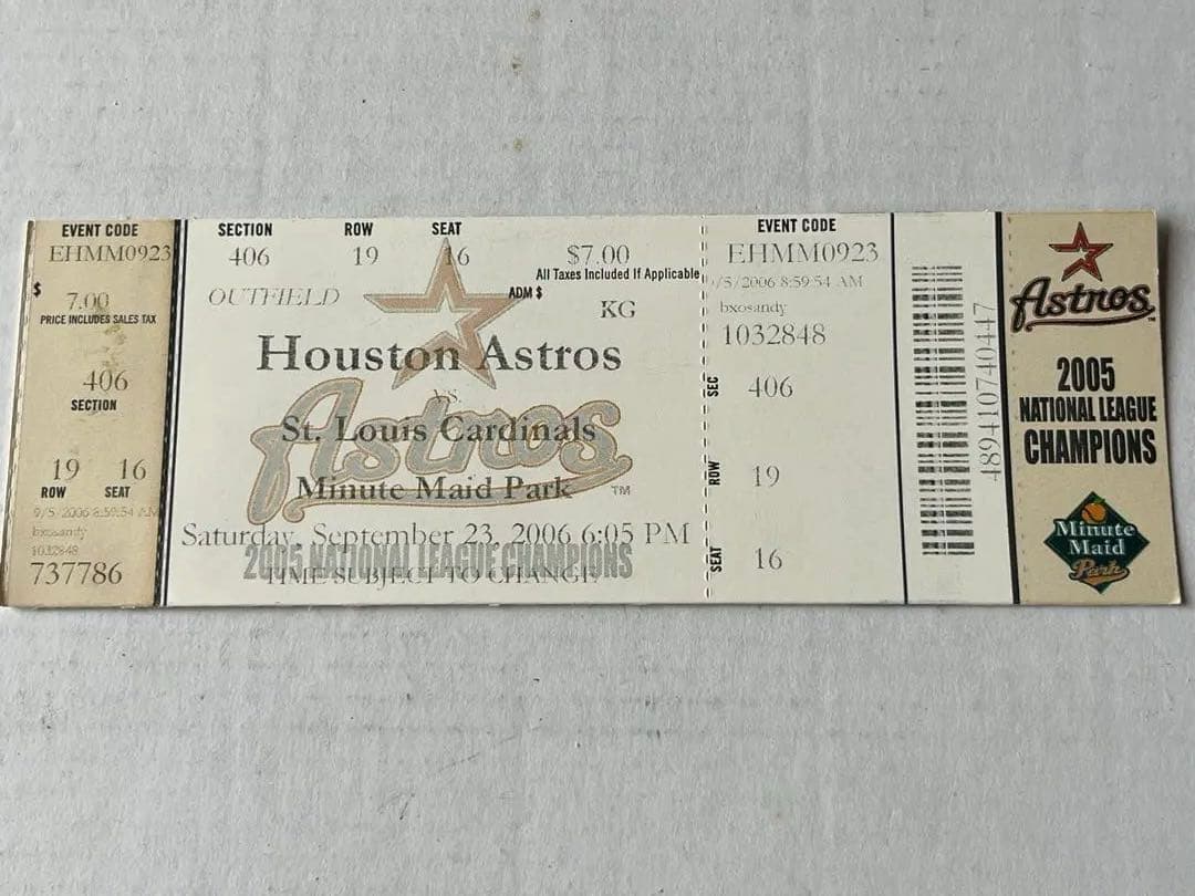 ヒューストンアストロズ　2006年　球場配布 ロジャー・クレメンス　ボブルヘッド