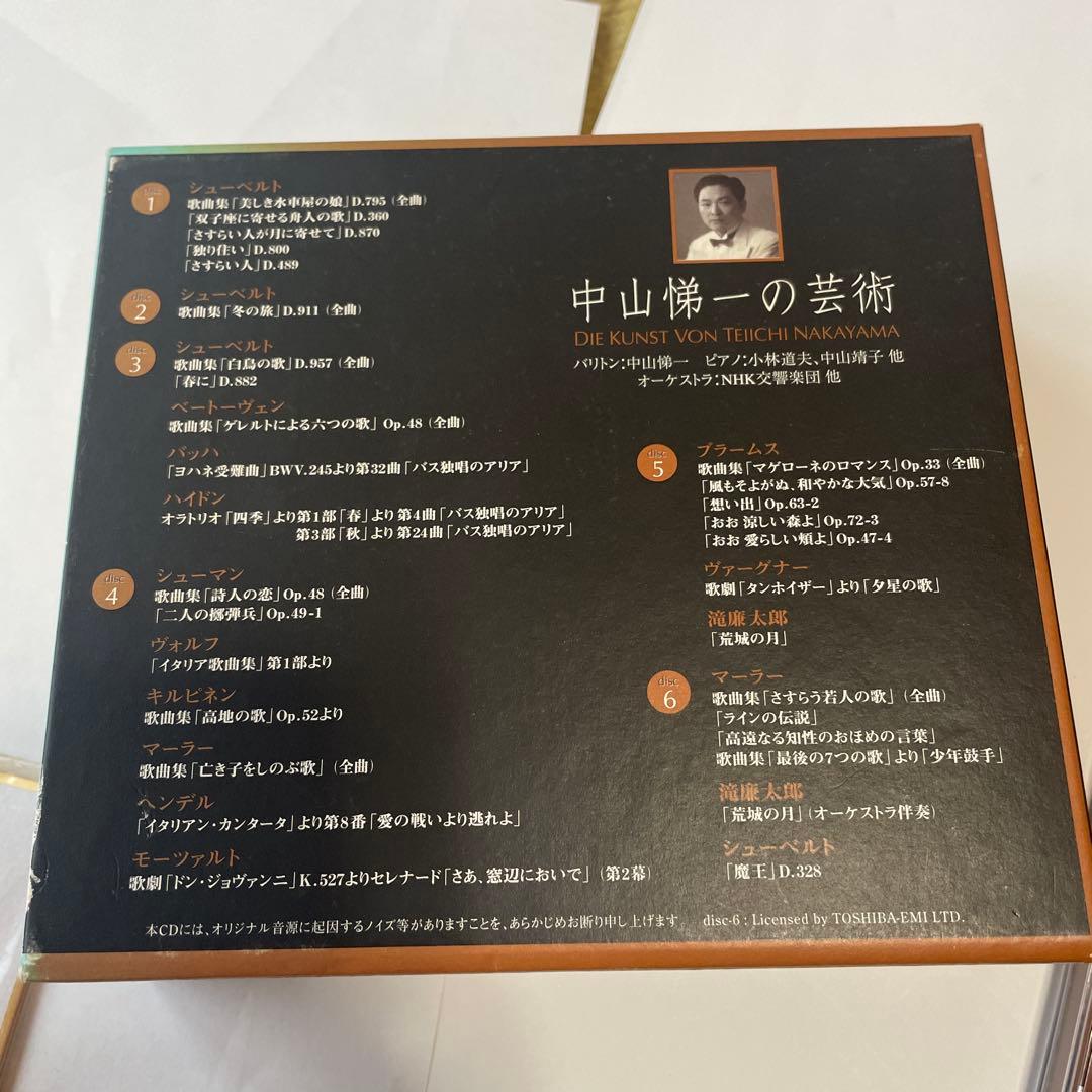 ★サイン付き　CD6枚組「中山悌一の芸術」