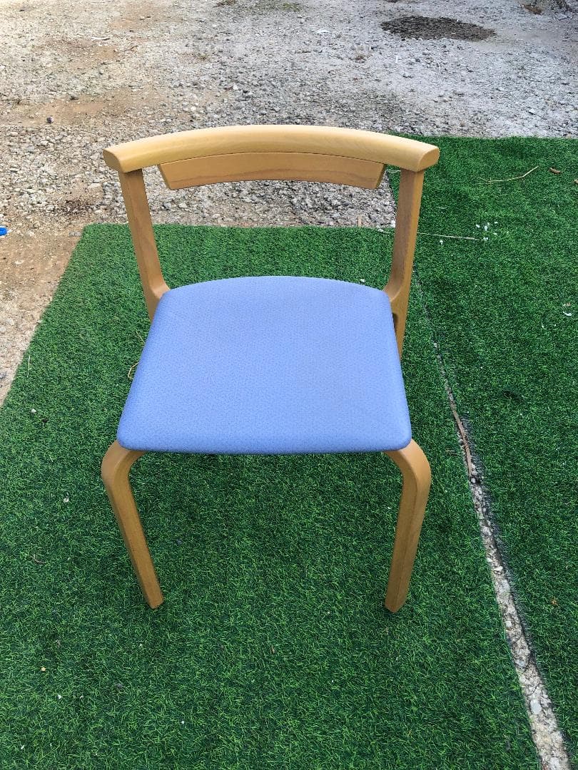 ●天童木工 椅子 イス 3脚 セット T-5348WB-ST型 天然木製フレーム