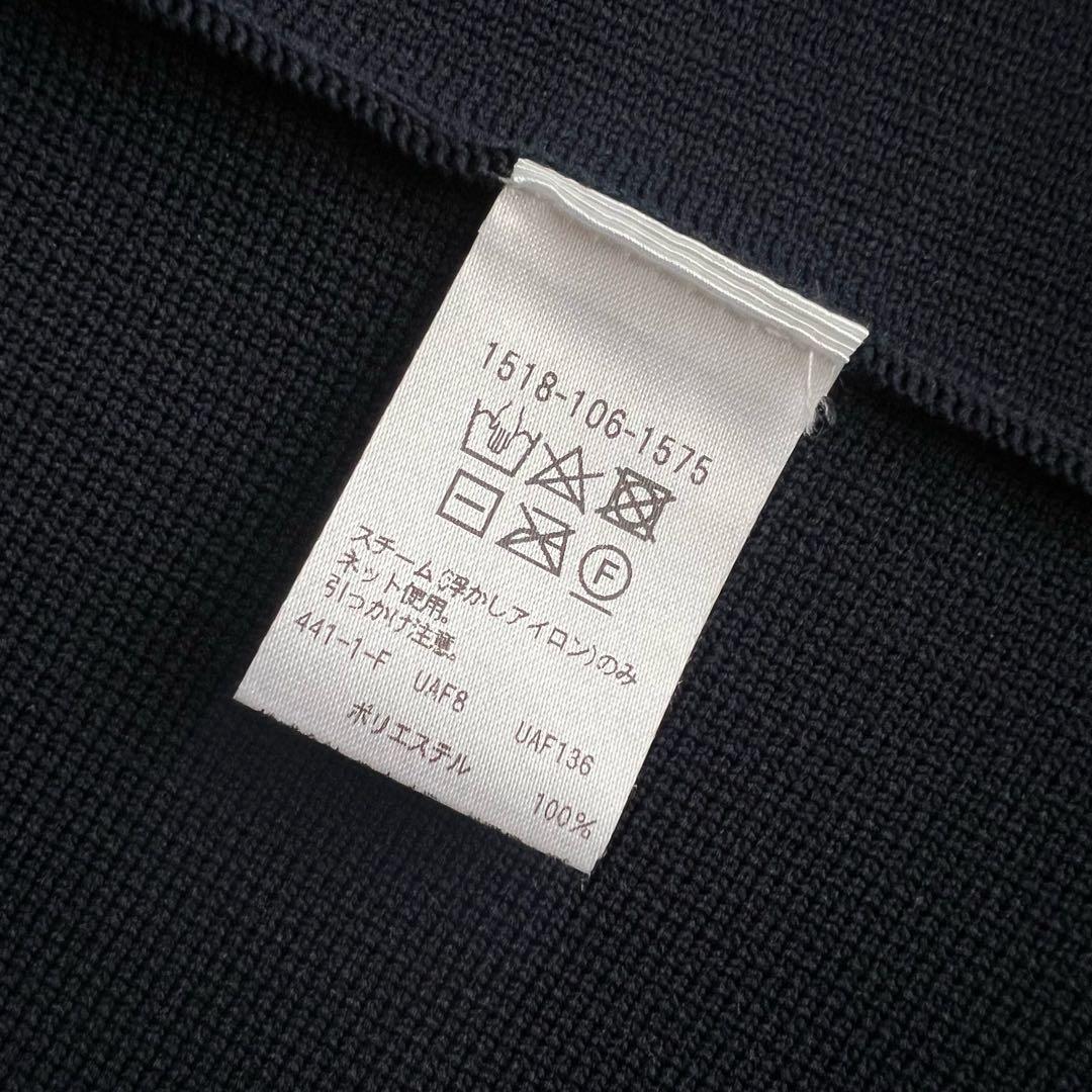 UNITED ARROWS P フリル ニットベスト　ネイビー