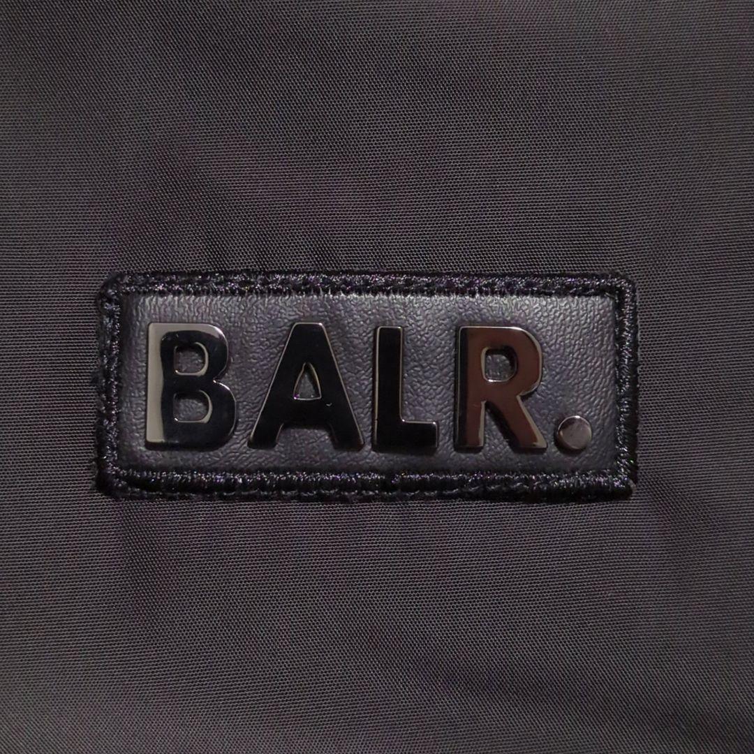 BALR.♦ロゴチャーム 刺繍 スタジャン VERSITY JACKET 黒 L