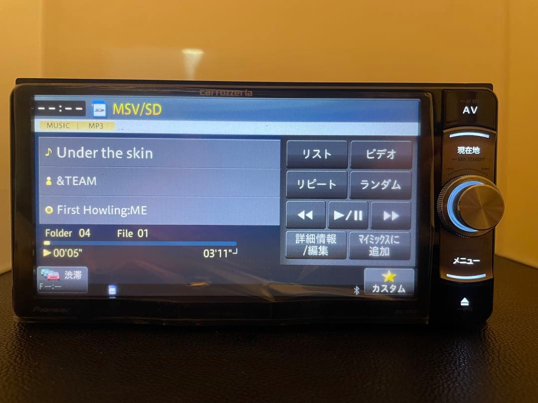 楽ナビAVIC-RW801-D 2026年地図最新2.0.0.版最新オービス