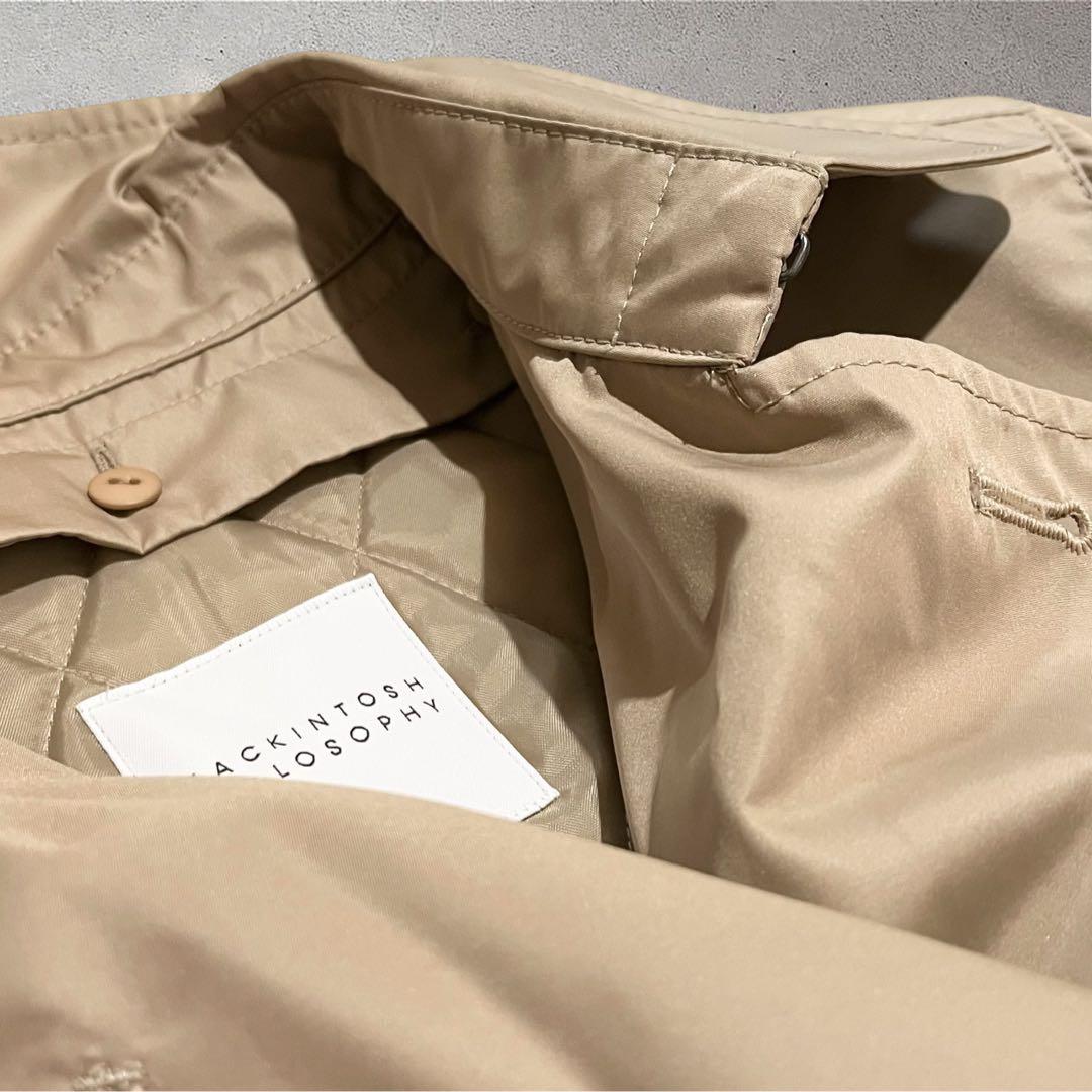 美品✨ マッキントッシュ トレンチコート ライナー付 キルティング ベージュ38
