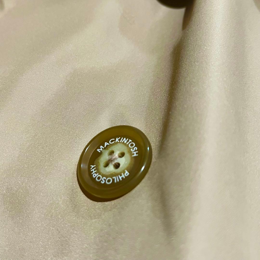 美品✨ マッキントッシュ トレンチコート ライナー付 キルティング ベージュ38