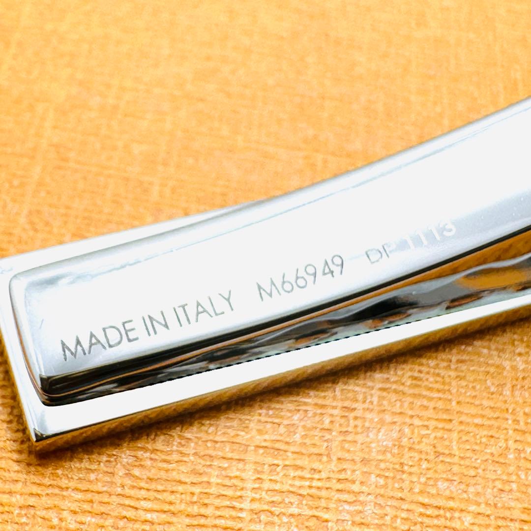 LOUIS　VUITTON　ロゴ　ネクタイピン　M66949　シルバー　タイバー