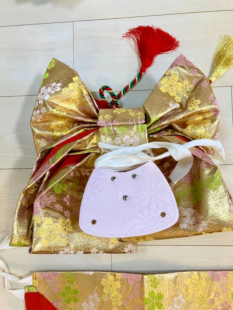 七五三 7歳　正絹着物セット　辻ヶ花