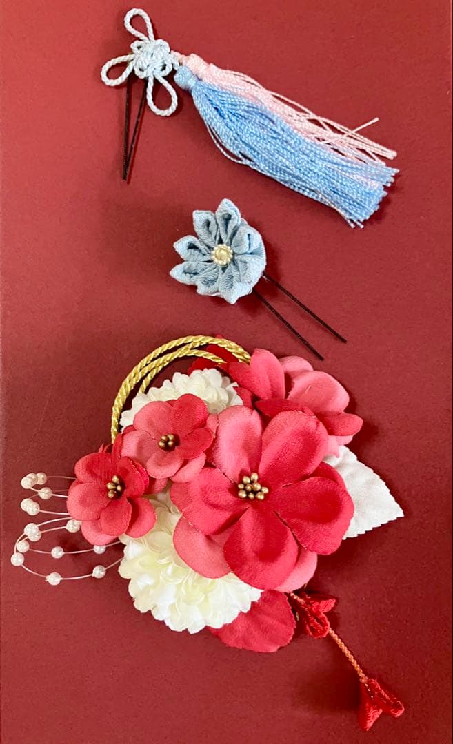 七五三 7歳　正絹着物セット　辻ヶ花