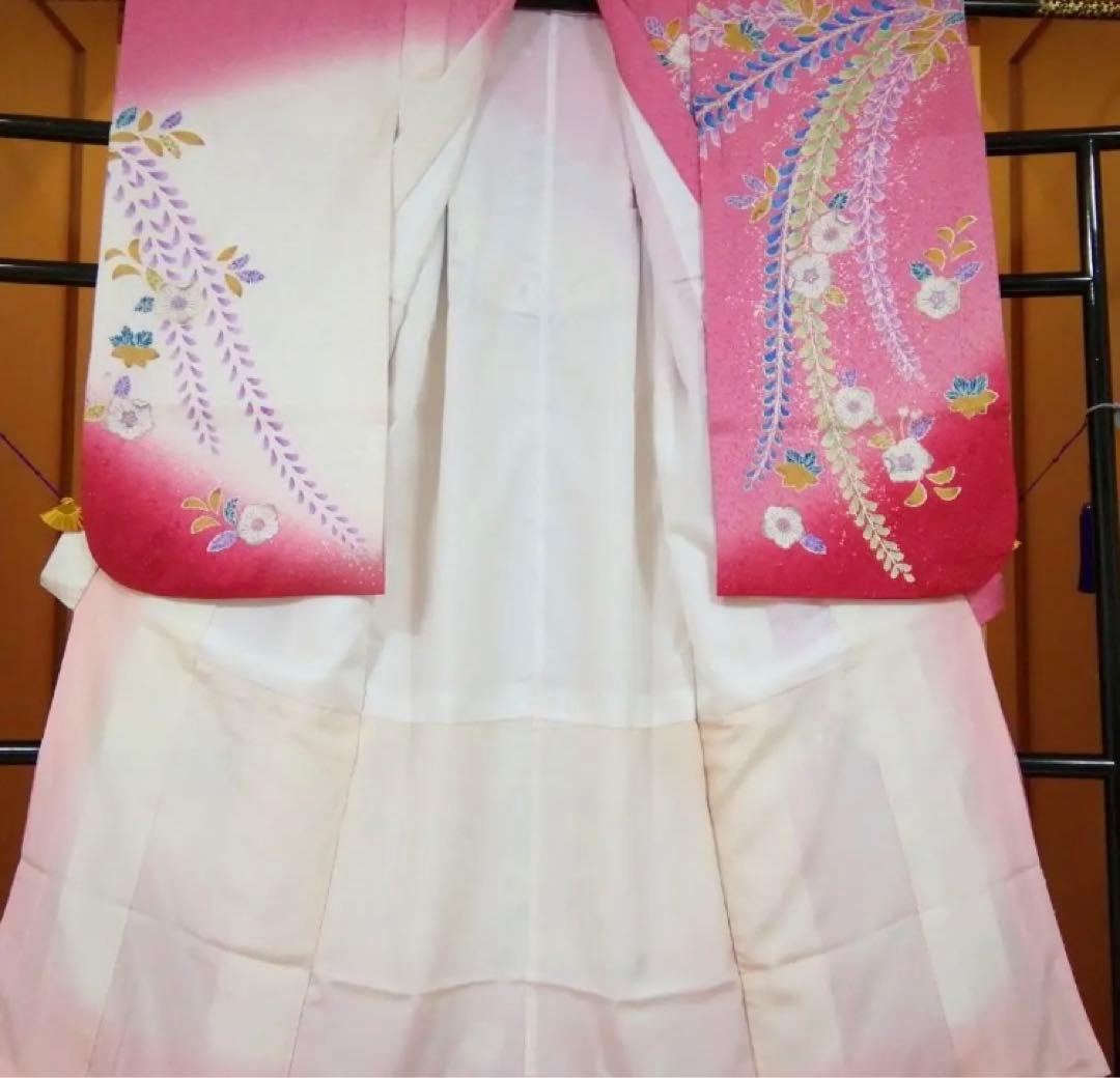 七五三 7歳　正絹着物セット　辻ヶ花