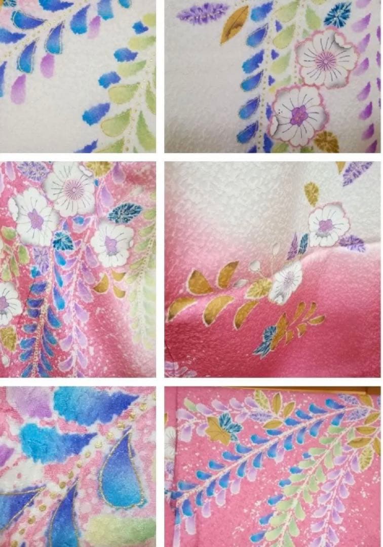 七五三 7歳　正絹着物セット　辻ヶ花