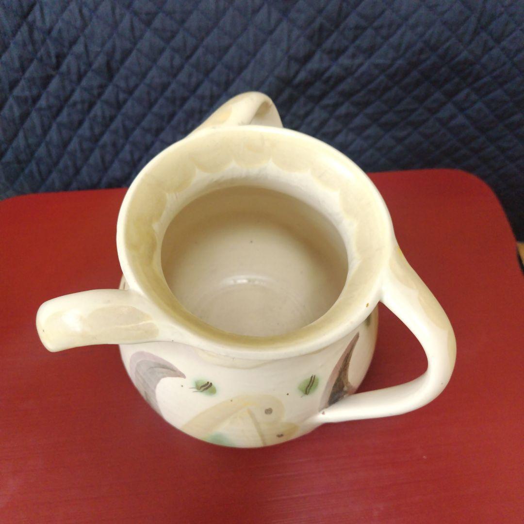 スージークーパー初期（1933年頃）の作品、超レアー品、スリーハンドルの花びん