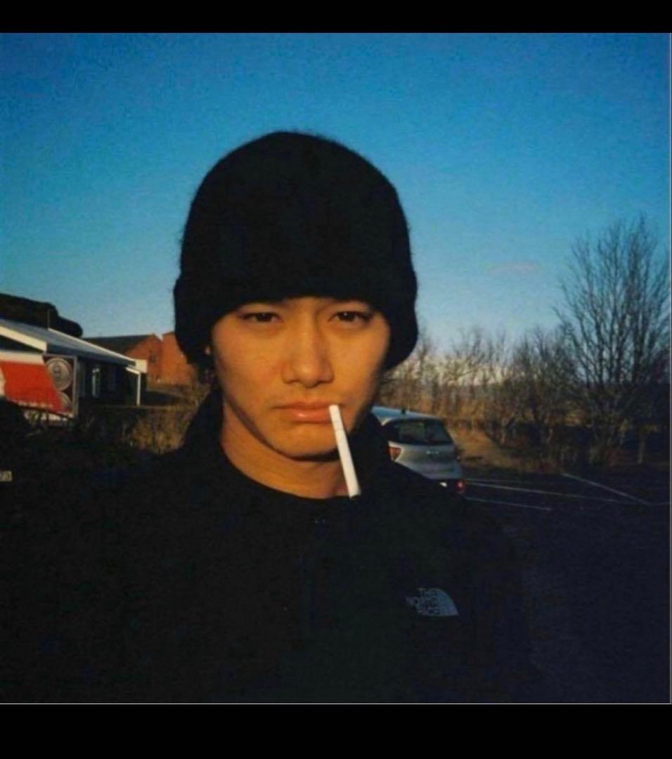 Supreme 黒 ニット帽 モヘア ビーニー 野村周平着用 ミニボックスロゴ