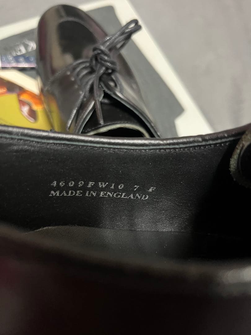 「使用なし」Barker Uチップ 黒　UK7 F