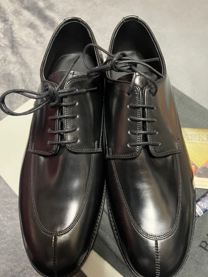 「使用なし」Barker Uチップ 黒　UK7 F