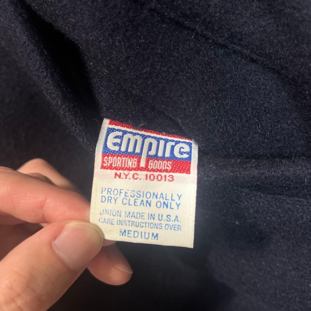 80s エンパイア ヴィンテージ スタジャン ボタスタ USA製 ダークネイビー