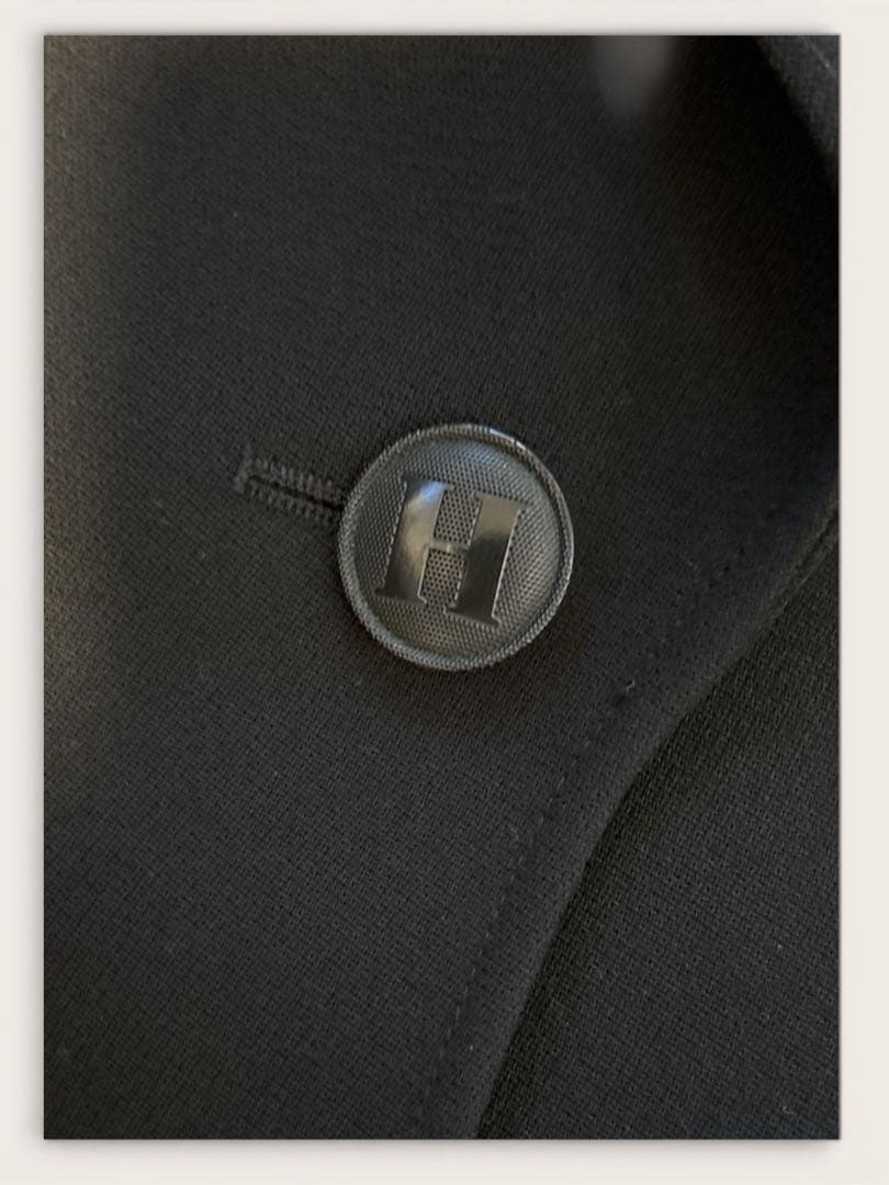 日本正規　HERMES 黒 テーラードジャケット 40 エルメス