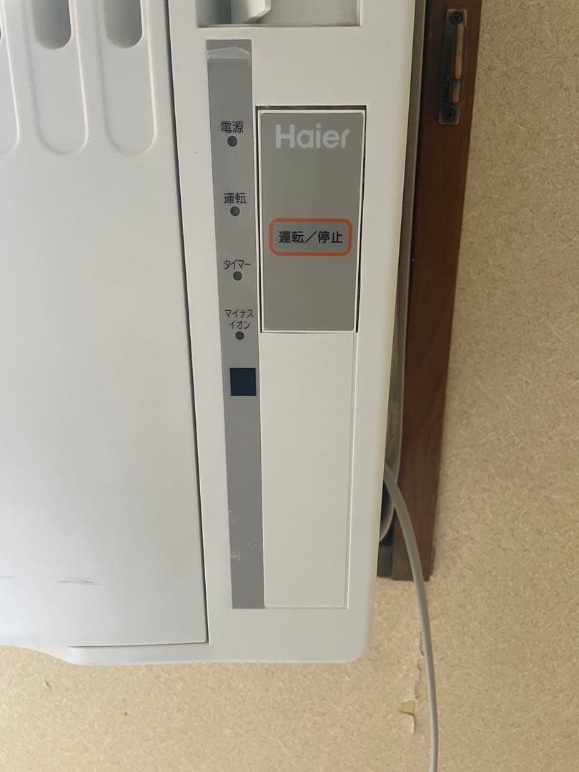 Haier 窓用エアコン ウインドエアコン JA-16V 2021年　冷房専用